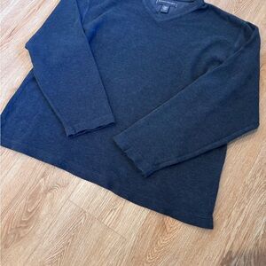Banana Republic Navy/black V-Neck Sweater
